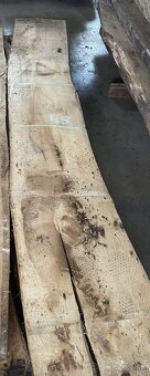 Vysušené dubové fošne, dub, 8 cm, dubové rezivo - 5