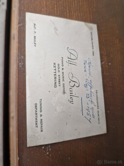 Predam piano organ historicky kus za 300eur - 5