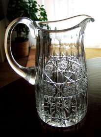 váza s oroplastikou a krištálová karafa - 5