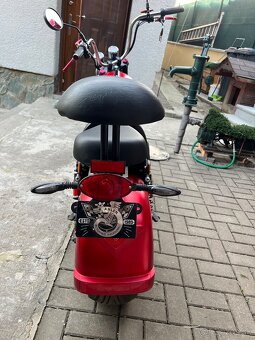 Elektrický Chopper 75km/h 2000W (dojazd 150km) 2-sedačková - 5