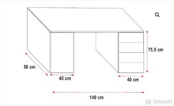 Detská poschodová posteľ- set s nábytkom a s 2 posteľami - 5