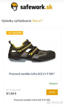 Pracovné sandále č. 39/6 - 5