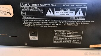 Stereo cassette deck AIWA AD-R470 - 5