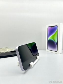 iPhone 14 PURPLE 256GB ORIGINÁL STAV + PRÍSLUŠENSTVO - 5