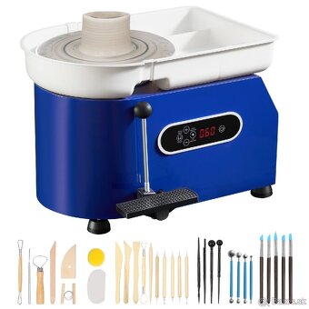 Hrnčířský kruh s el. pohonem, displejem, pedálem - 5