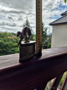 3× Mosadzná žehlička - 5