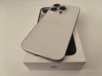 apple iphone 15 PRO 128gb White Titanium / Batéria 85% - 5