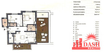 Na predaj klimatizovaný 3 izbový byt v novostavbe, 125 m2, T - 5