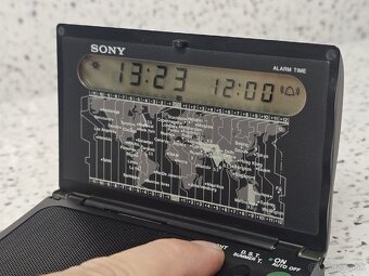 FM/AM WORLD TIME CLOCK RADIO 》SONY ICF-C1000 》 JAPAN - 5