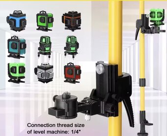 laser stativ stojan tyč do 4.2m výšky - 5