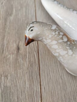 Holubice, vintage soška,krásná, výška 18,5cm - 5