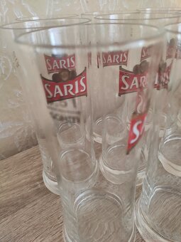 Šariš sklenene pivove pohare 0,5 l a 0,3l. - 5