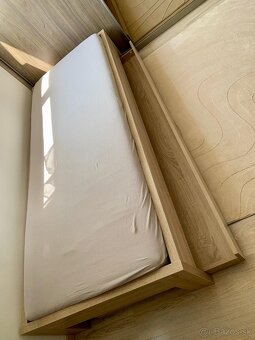 🛏 Predám rozkladaciu posteľ/ 2-krat 80x200 cm + matrace - 5