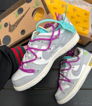Nike Off white dunk low lot 21 tenisky - 5