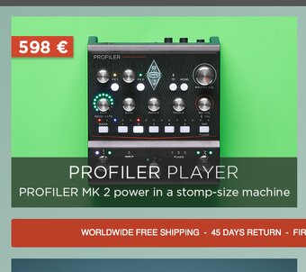 Kemper profiler Player (Level 3)  - ZNÍŽENÁ CENA - 5