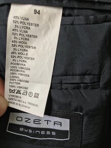 Predám pánsky oblek OZETA Business - 5