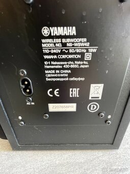 Predám YAMAHA soundbar a subwoofer - 5