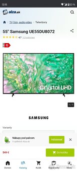 Samsung Smart 4K UHD Crystal 139 cm - 5