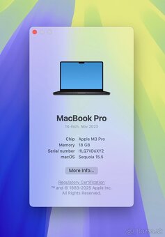 MacBook Pro 14″ M3 Pro 12-jadrový CPU / 18-jadrový GPU, 1TB - 5