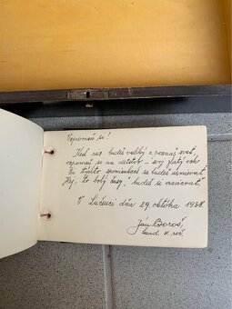 Starozitna krabicka a zapisnik prva republika polovnicky mot - 5