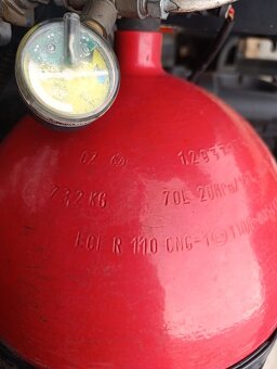 Plynové  fľaše CNG, objem 70 L, 5 kusov. - 5