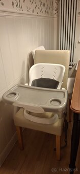 Detská jedálenská stolička cestovná - 5