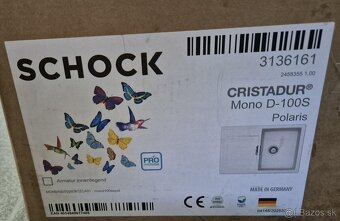 Predám drez SCHOCK Mono D-100S, 740 x 510 mm, Polaris - 5