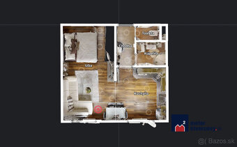 Predaj apartmánu 39 m2 | Žilina | Bôrik | 2009 - 5