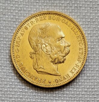Zlaté rakúske 20 koruny Franza Jozefa I., 1893, 1894, 1897bz - 5
