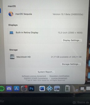 Macbook AIR M1 13" 2020, 8gb, 256gb SSD s obalom - 5