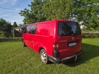 VW transporter T5 2,5tdi 4x4 dlhá verzia 6miest - 5