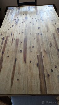 Masívny drevený stôl 90x160cm - 5