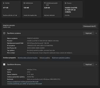 DELL OptiPlex 3050 - i5 7500 / 8GB DDR4 / 512GB SSD - 5
