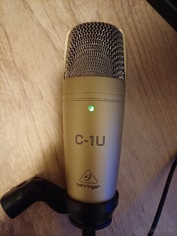 Predám USB mikrofón Behringer C-1U - 5