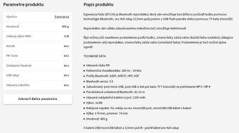 ESPERANZA EP133K-Bluetooth reproduktor - 5