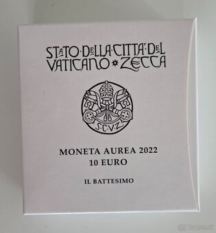 zlaté mince Vatikán v originálnych obaloch - 5