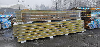 Sendvičové panely s výplňou z minerálnej vlny. - 5