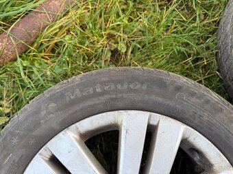 Predám originálne VW disky R16 5×112 + zimné a letné pneu - 5