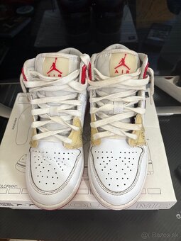 Jordan 1 Mid SS Rookie Season White - 5