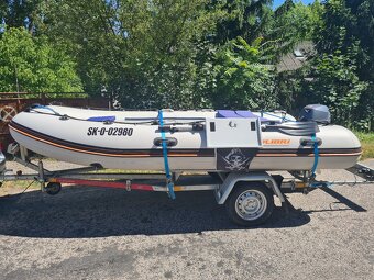 Predám motorový čln kolibri 400 DSL Yamaha 25hp - 5