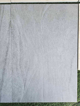 Dlažba veľkoformát 90x60, hrubka 2cm, vzhľad kameň sivá - 5