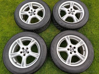 P: elektrony 5x100 r16, 7J ET 38 , plus pneu - 5
