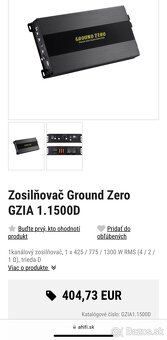 Zosilňovač Ground Zero - 5