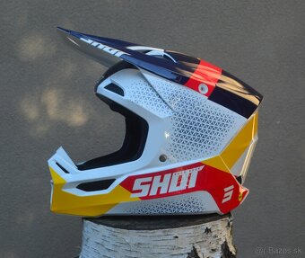 shot MX MIPS helma modrá žltá - 5