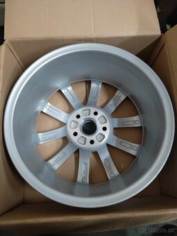 17" sada alu ŠKODA originál + letné pneu. - 5
