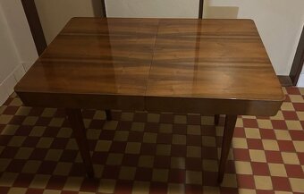 Predám retro otočný stolík pod TV - 5