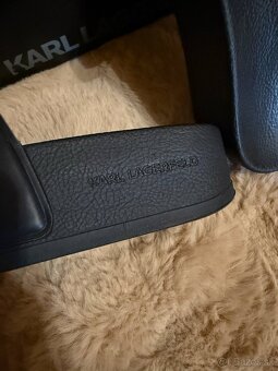 karl lagerfeld original damske letne slapky na platforme - 5
