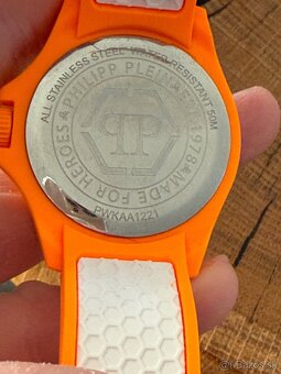 hodinky PHILIPP PLEIN PWKAA1221 Silicone Orange - 5
