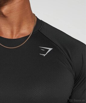panske tricko Gymshark velkost M cierne - 5