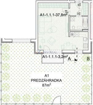 1-izbový byt s predzáhradkou v tichej lokalite Dvorníky - 5